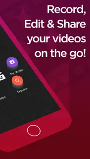 vizmato: video editor & maker iphone screenshot 2