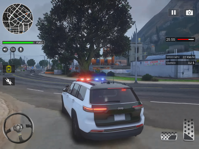 Police Van Driver Games Chase