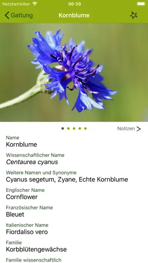 Screenshot von Wildblumen Finder Schweiz auf dem iPhone 3