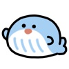 anime whale sticker icon