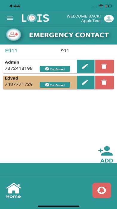 LOIS Safety App Screenshot