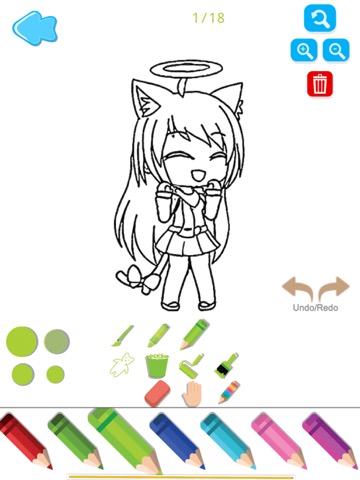 Gacha life coloring & quizのおすすめ画像1