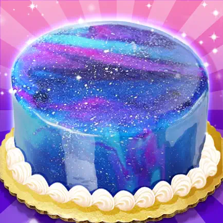 Galaxy Mirror Glaze Cake Cheats