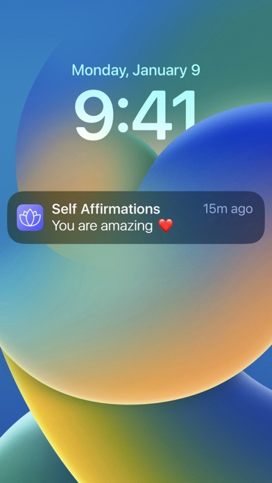 Self Affirmations - Therapy Screenshot