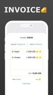 invoice maker - estimate app iphone screenshot 1