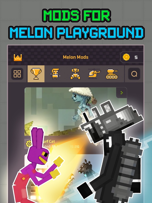 Melon Playground Mods Pro Latest Version 5 for Android