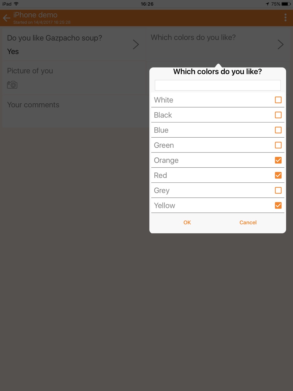 iPad screenshot