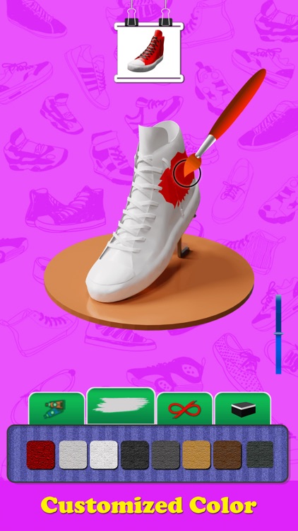 Sneaker Art 3D Coloring Design