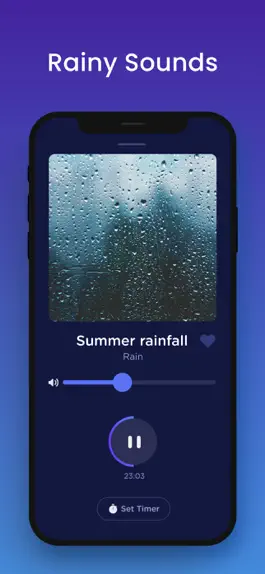 Game screenshot Rain Sounds: Sleep-tune hack