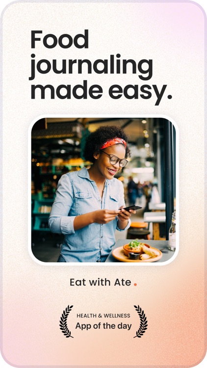Ate Food Journal: Easy +Visual