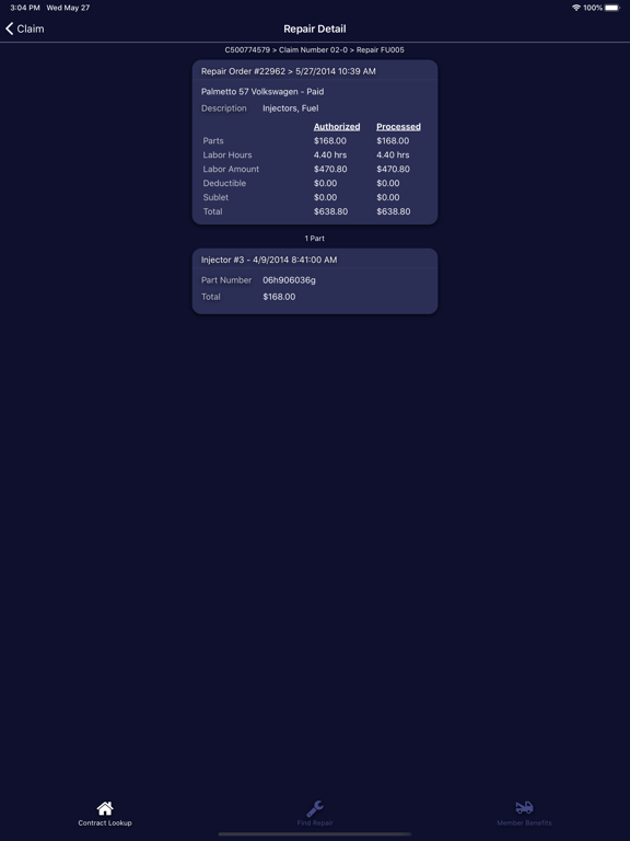 IWS VSA iPad screenshot 4 - Business app
