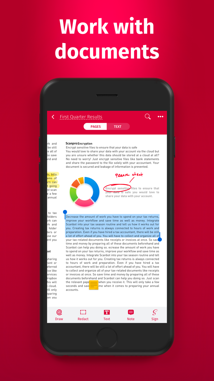 Scanbot Pro screenshot 5 - iOS app interface