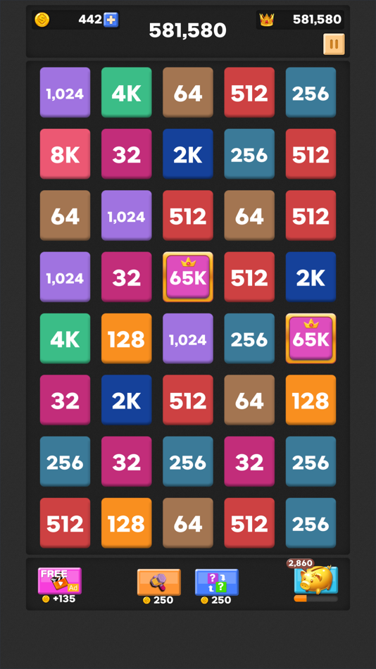 #8. Merge 2248: Link Number Puzzle (iOS) Podle: SUPERBOX. Inc