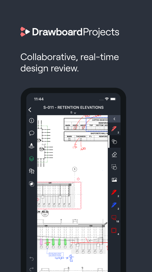 #1. Drawboard Projects (iOS) 由: Drawboard Pty Ltd