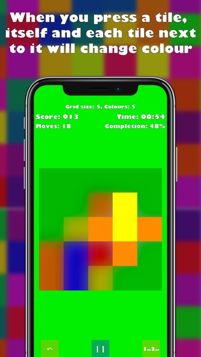 Screenshot #2 pour Rainbow Grid: Logic Game