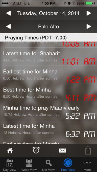 Screenshot #2 pour Pocket Luach Deluxe