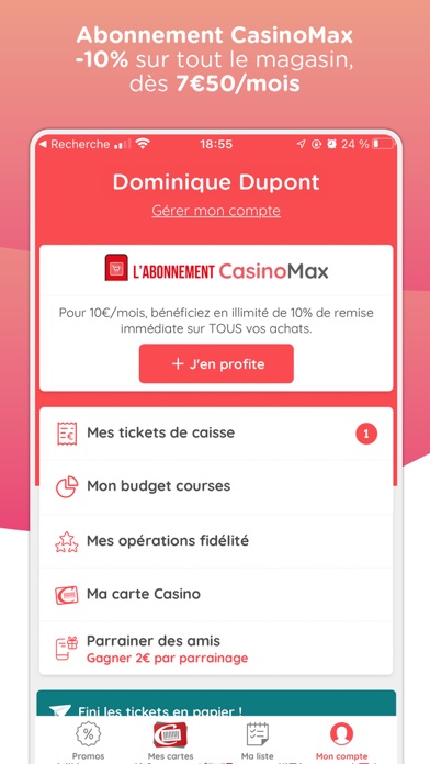 Screenshot #2 pour Casino Max - promos & fidélité