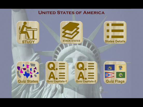 Screenshot #4 pour United States Map Quiz Game