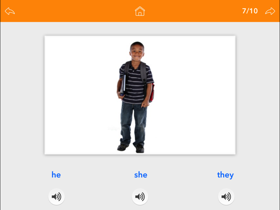 Screenshot #2 for Pronouns by Teach Speech Apps