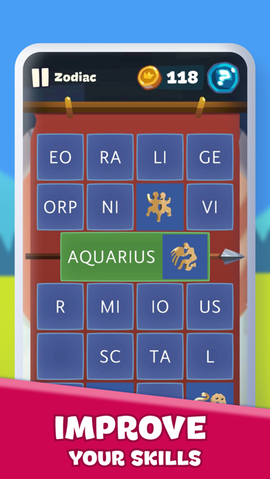 Word Logic Puzzle - Brain Game Screenshot