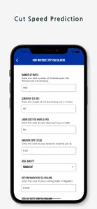 KMT Waterjet Cut Calculator screenshot #2 for iPhone