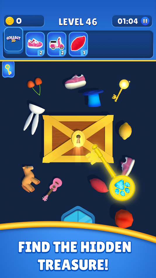 #10. Collect 3D - Find Match Items (iOS) Podle: Connectinno