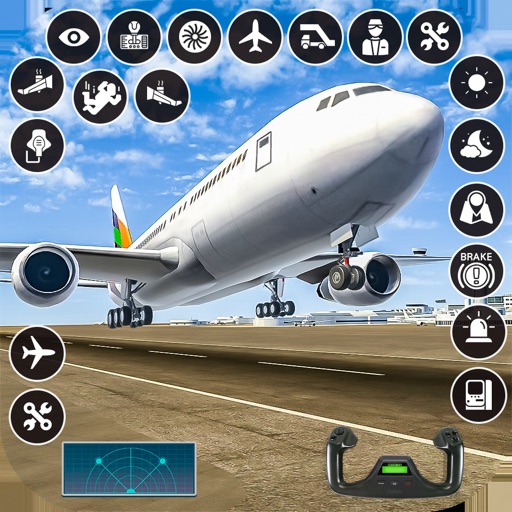 Flight Sim:Airplane Games 2k24 iOS App