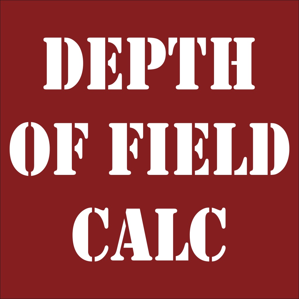 Depth of field calculator app support