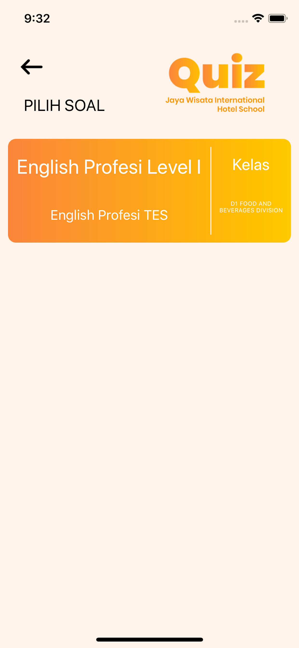 App Quiz JWIHS screenshot 3
