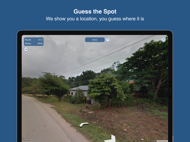 ‎Guess the Spot - GeoGuess Game Screenshot