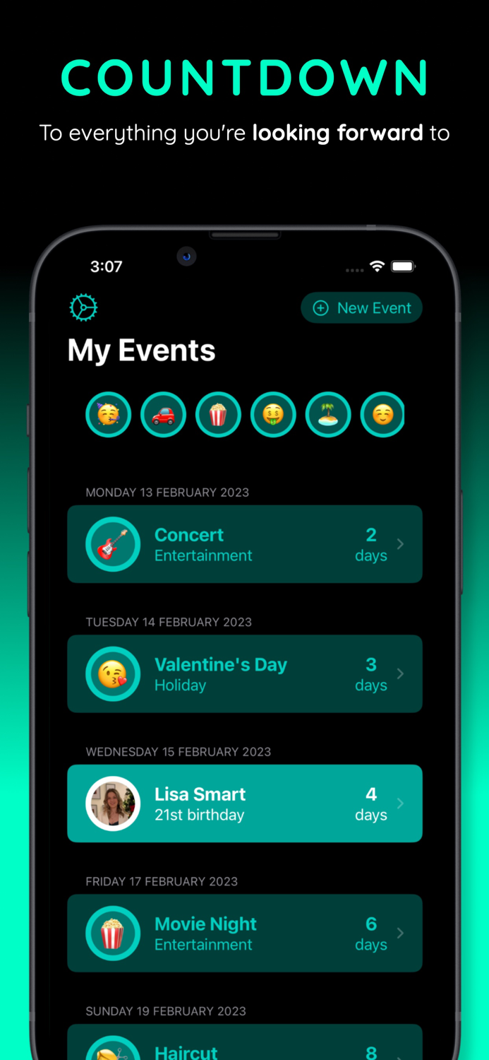 Looking FWD Event Countdown