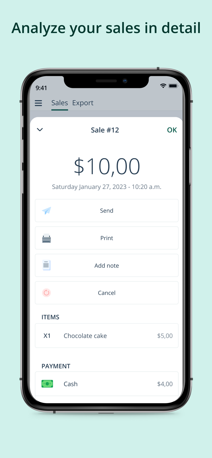 Tunder · Point of sale · POS