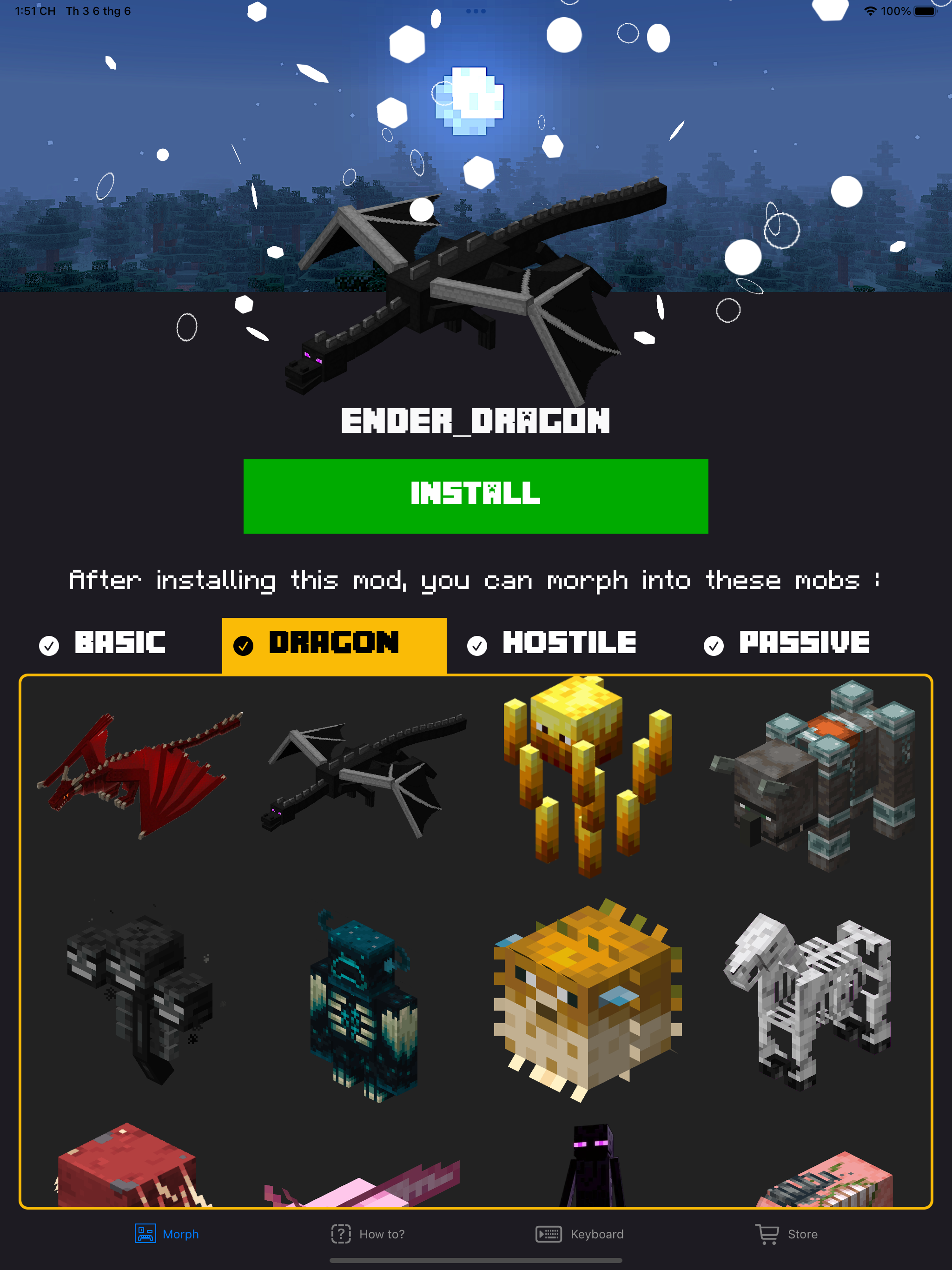 Morph Mods for Minecraft •
