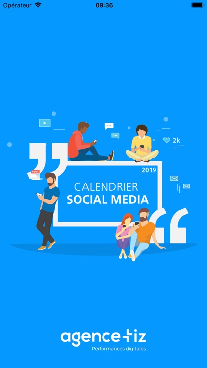 Calendrier marketing par Tiz
