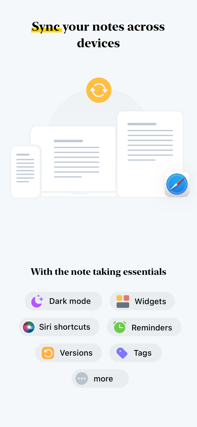 Notebook - Take notes To do