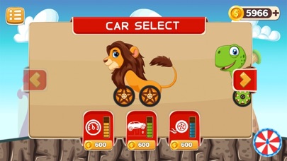 Animal Car Racing - Hill Climb Screenshot