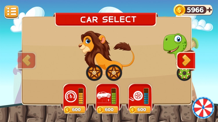 Animal Car Racing - Hill Climb screenshot-5