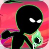 Stickman Hero rope Fly & Fight