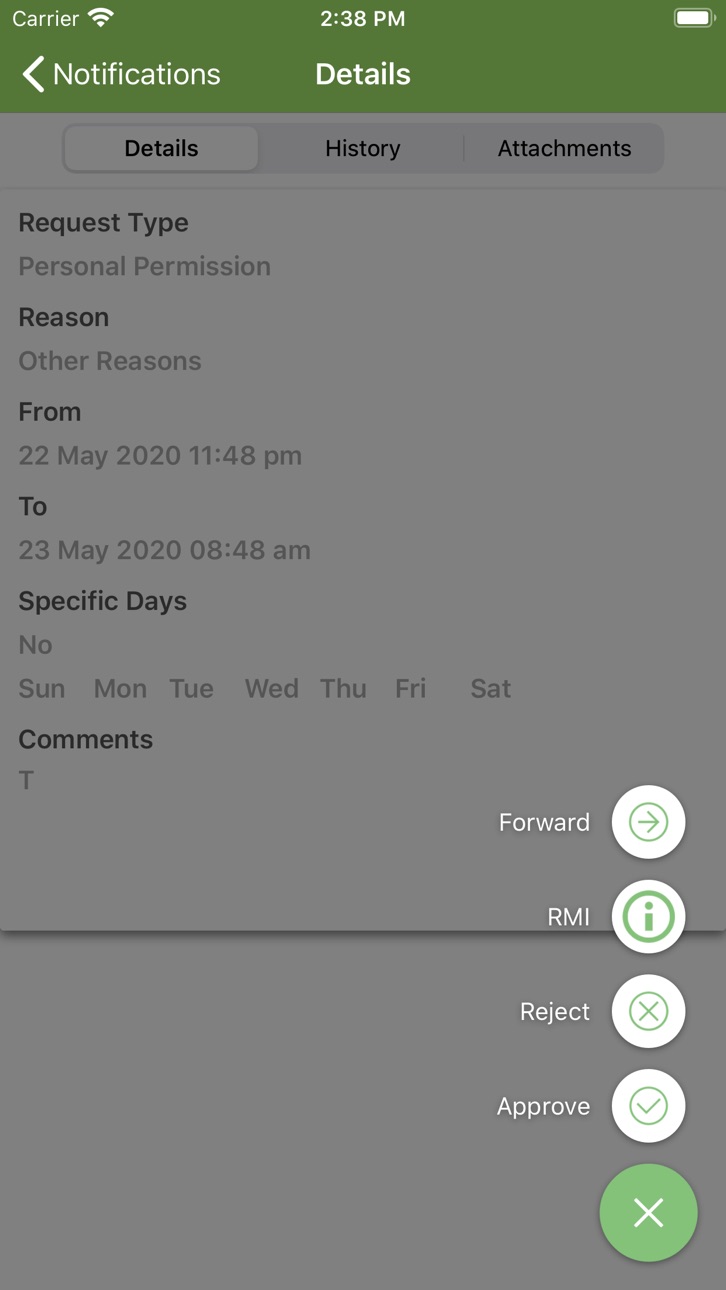 iPhone screenshot