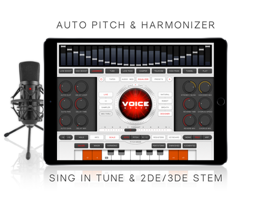 Voice Synth iPad app afbeelding 2