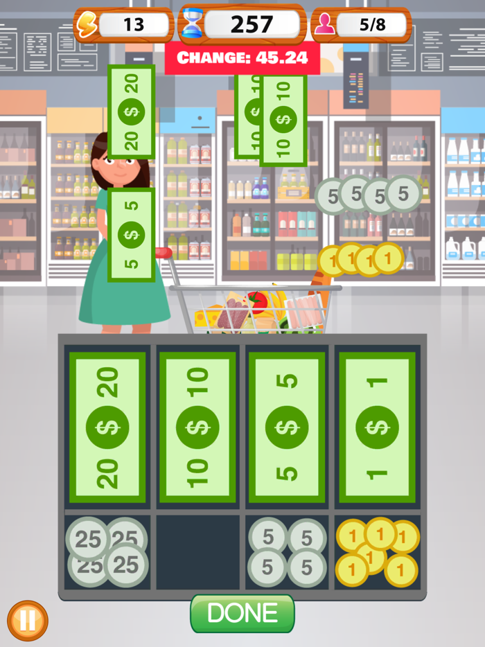 Supermarket Cashier Simulator