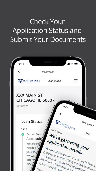 Platinum Eagle Mortgage Screenshot