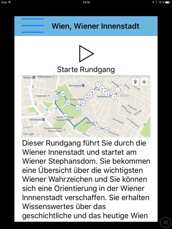 Screenshot #5 pour City Listening GPS Audio Guide