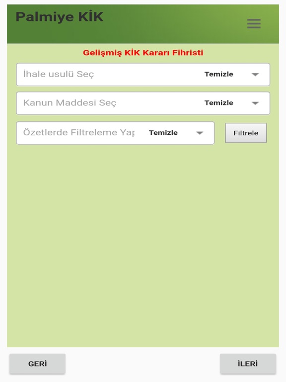 Screenshot #6 pour Palmiye Kamu İhale
