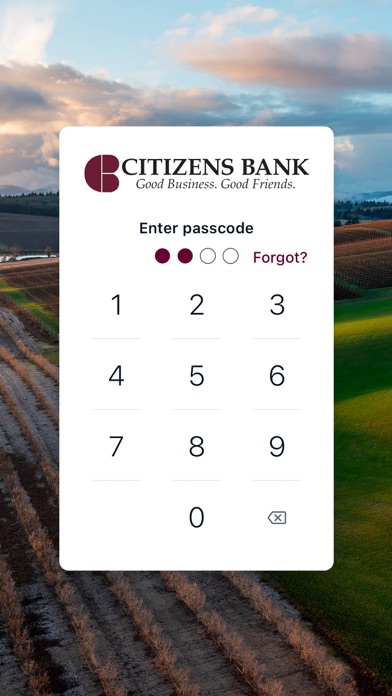 Citizens Bank OR Screenshot