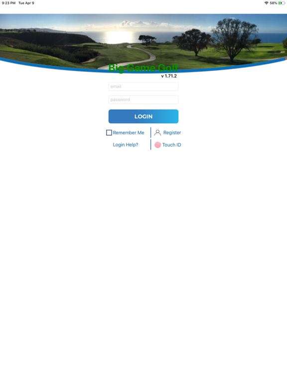 Big Game Golf iPad screenshot 1 - Sports app