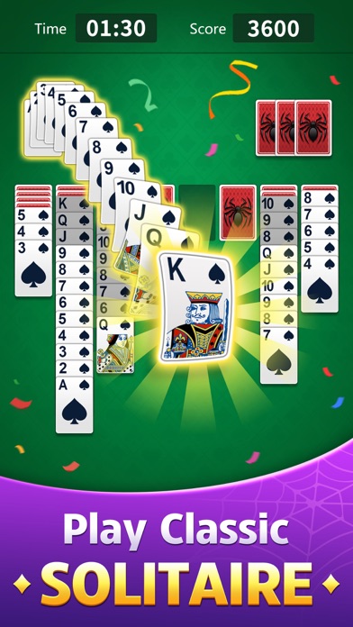 Spider Solitaire - Win Cash Screenshot