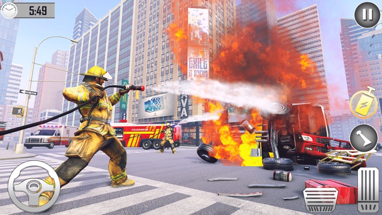 Firefighter HQ Simulation Game screenshot-4