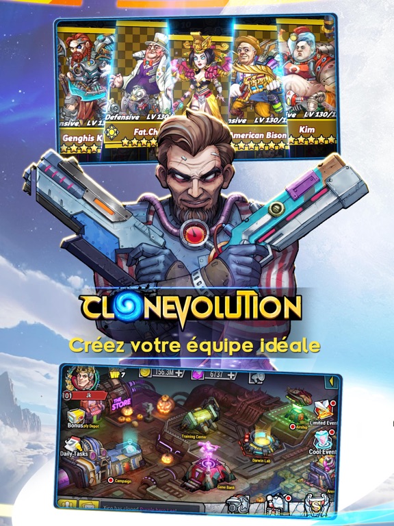 Screenshot #4 pour Clone Evolution: RPG Battle