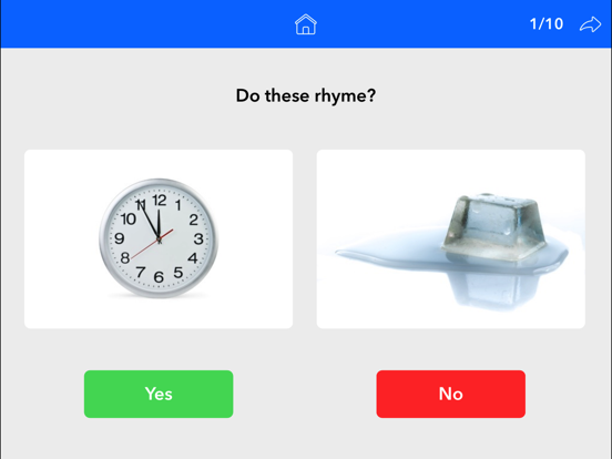 Screenshot #2 for Rhyming Words by Teach Speech